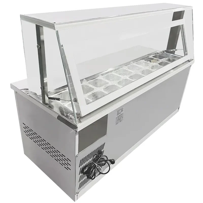 Pizza Prep Table Refrigerator Double Door Pizza Prep Table - Image 2