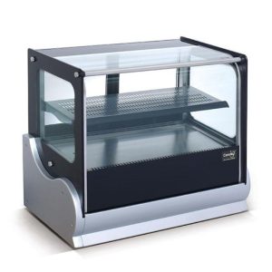 2 Shelves Countertop Showcase Refrigerator With Digital Temperature Controller