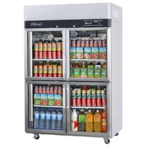 4G K-Series 4-Half Glass Doors Upright Chiller